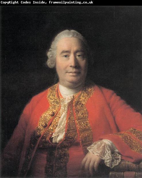 RAMSAY, Allan Portrait of David Hume dy